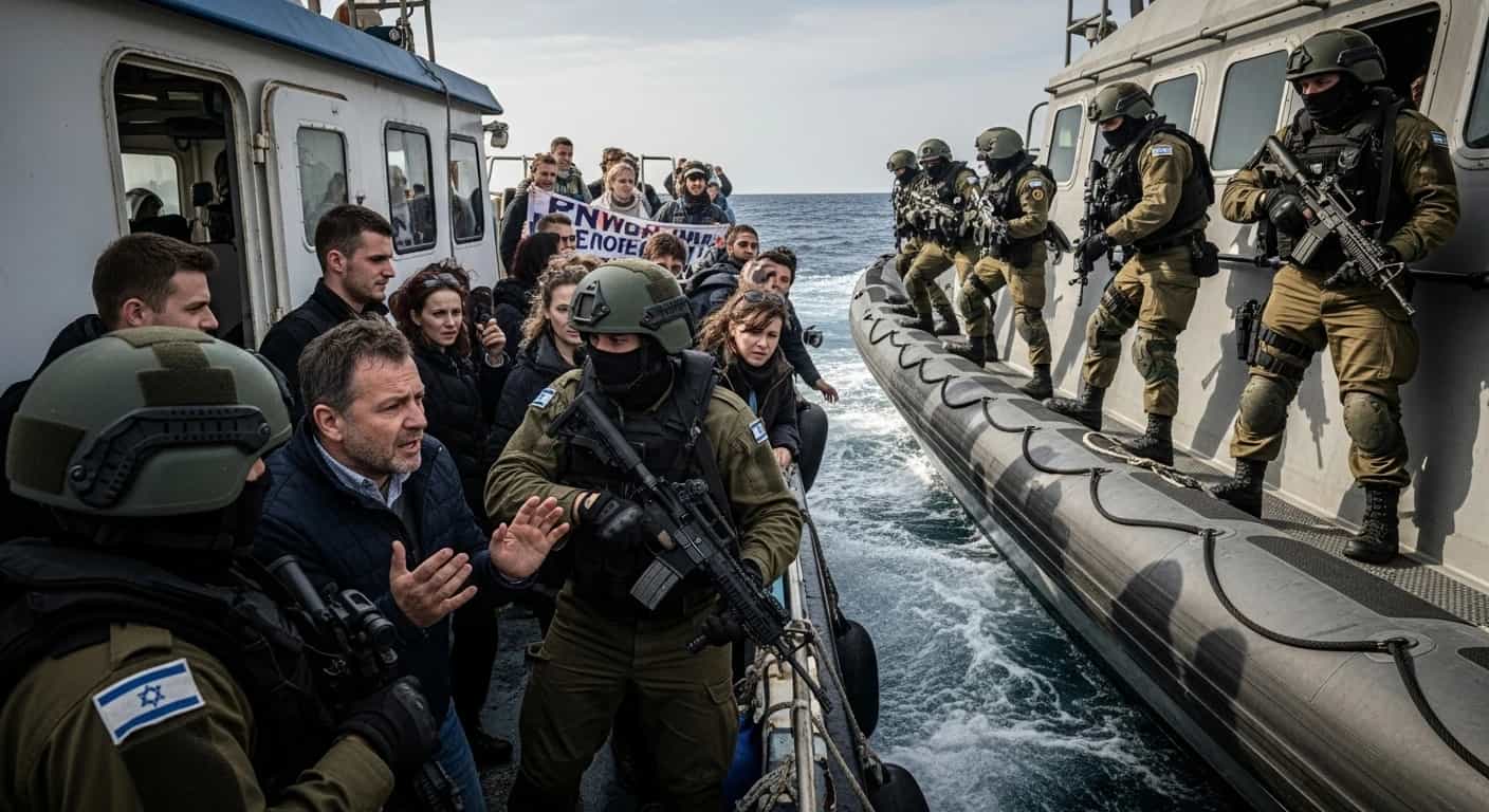 Poseł Sterczewski i polscy aktywiści zatrzymani przez izraelską marynarkę podczas misji humanitarnej do Gazy