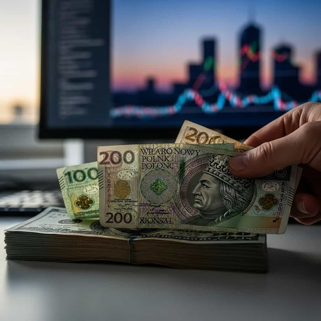 Złoty pod presją po decyzji Moody's - eksperci przewidują dalsze osłabienie dolara