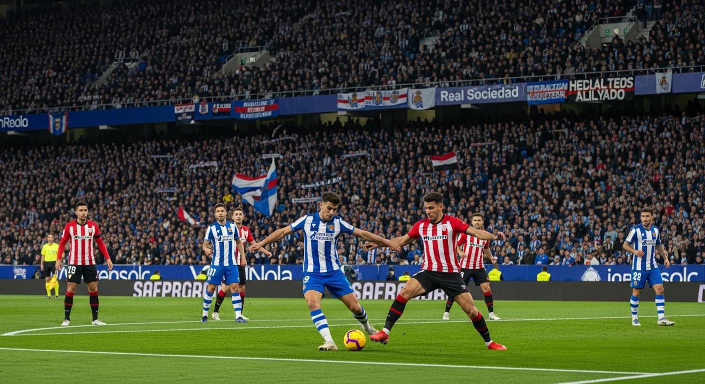 Real Sociedad podejmuje Athletic Bilbao w kluczowym derbi baskijskim