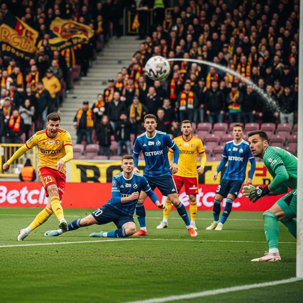 Znicz Pruszków rozbił GKS Tychy 4:0 w Betclic 1. Lidze