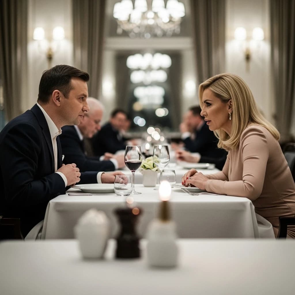 Dominik Tarczyński na wspólnej kolacji z Joanną Krupą - kontrowersyjne spotkanie w warszawskiej restauracji