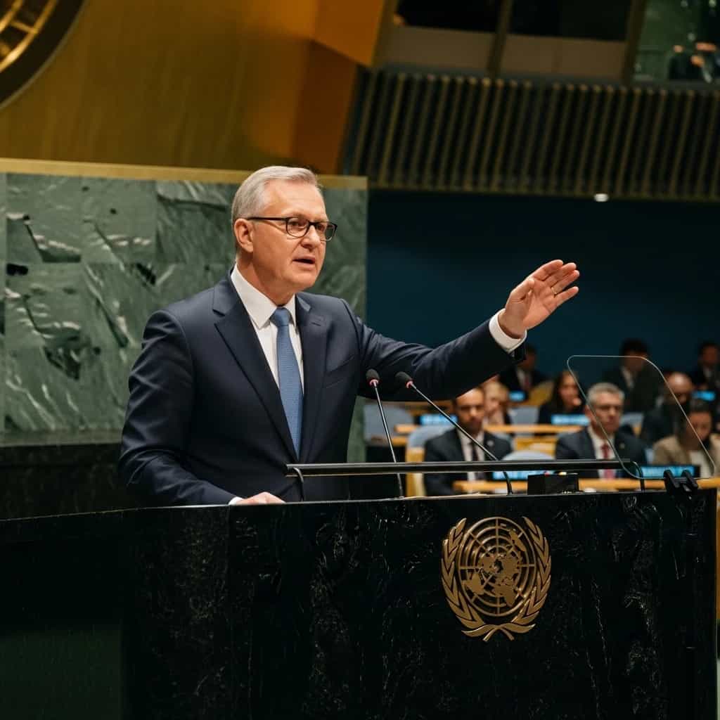 Karol Nawrocki przemawia w ONZ - mocne słowa o rosyjskiej agresji i przyszłości międzynarodowego porządku