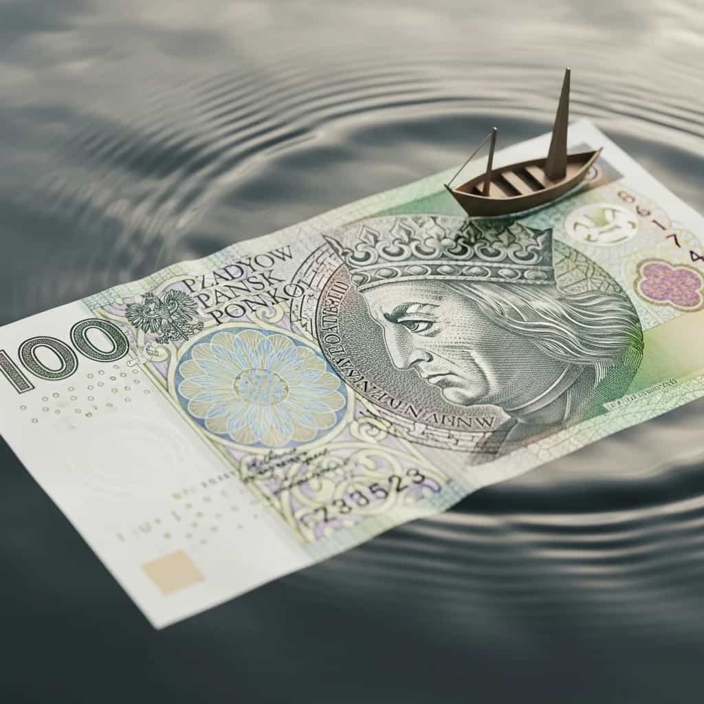 Złoty reaguje spokojnie na obniżkę perspektywy ratingu Polski przez Moody's