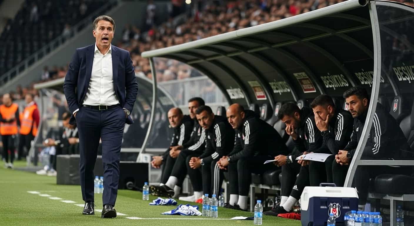 Eksperci piłkarscy ostro o Beşiktaş: "Trener chyba myślał, że mecz się skończył i wyszedł"