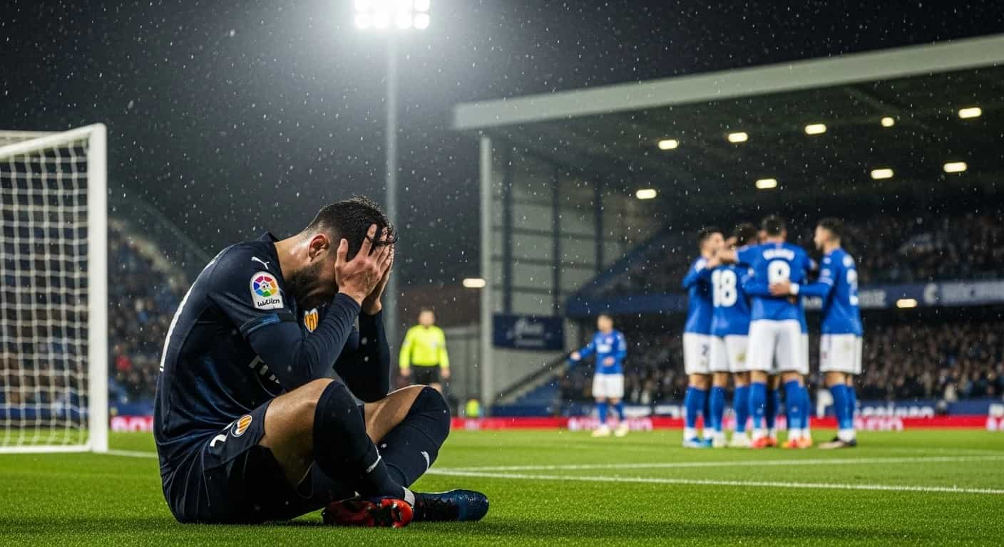 Valencia CF przegrywa z Oviedo 1-2 w dramatycznym meczu LaLiga EA Sports