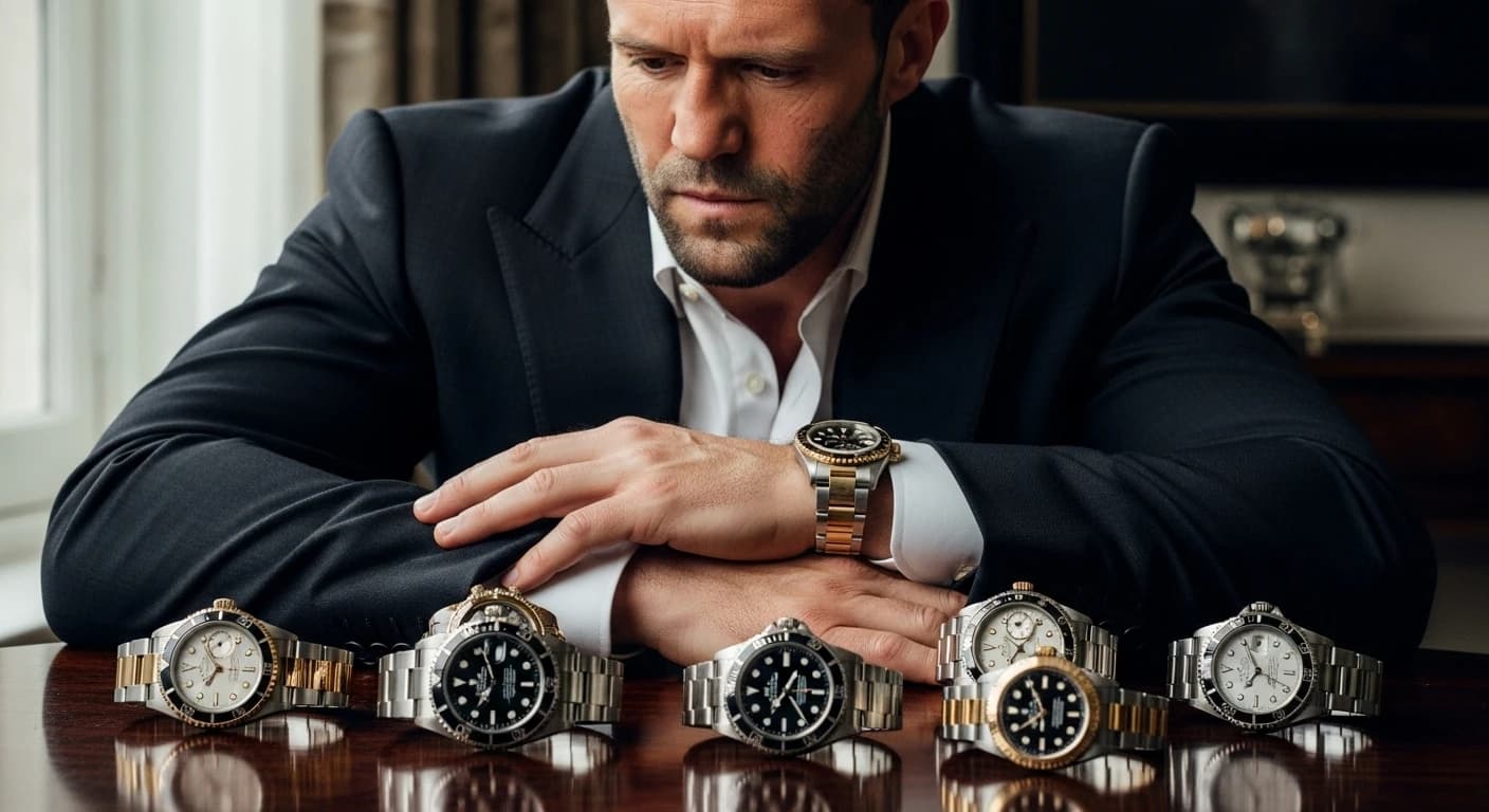 Jason Statham i jego fascynacja zegarkami Rolex - od rzadkich modeli COMEX po klasyczne Submarinery