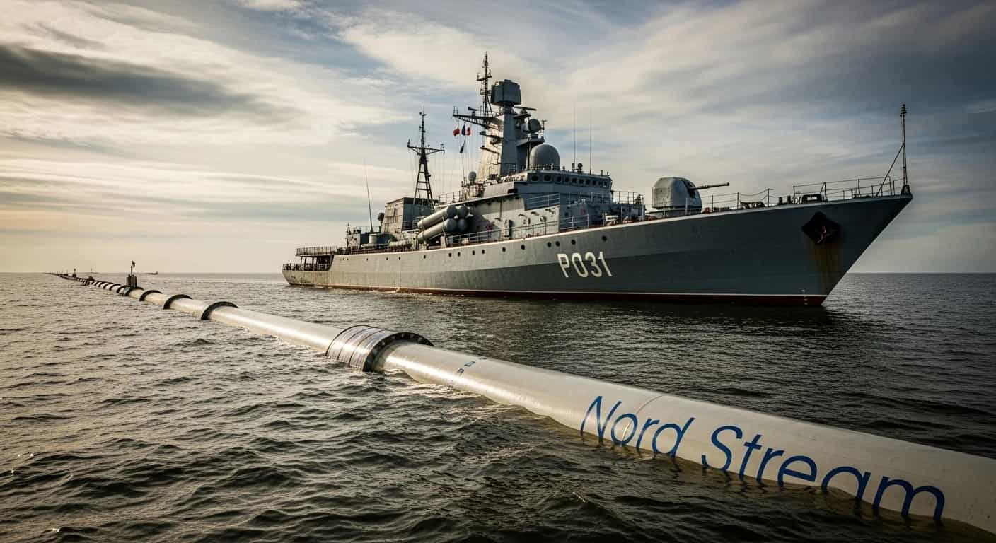 Kolejny incydent bezpieczeństwa w pobliżu portu w Szczecinie - rosyjski kuter przy gazociągu