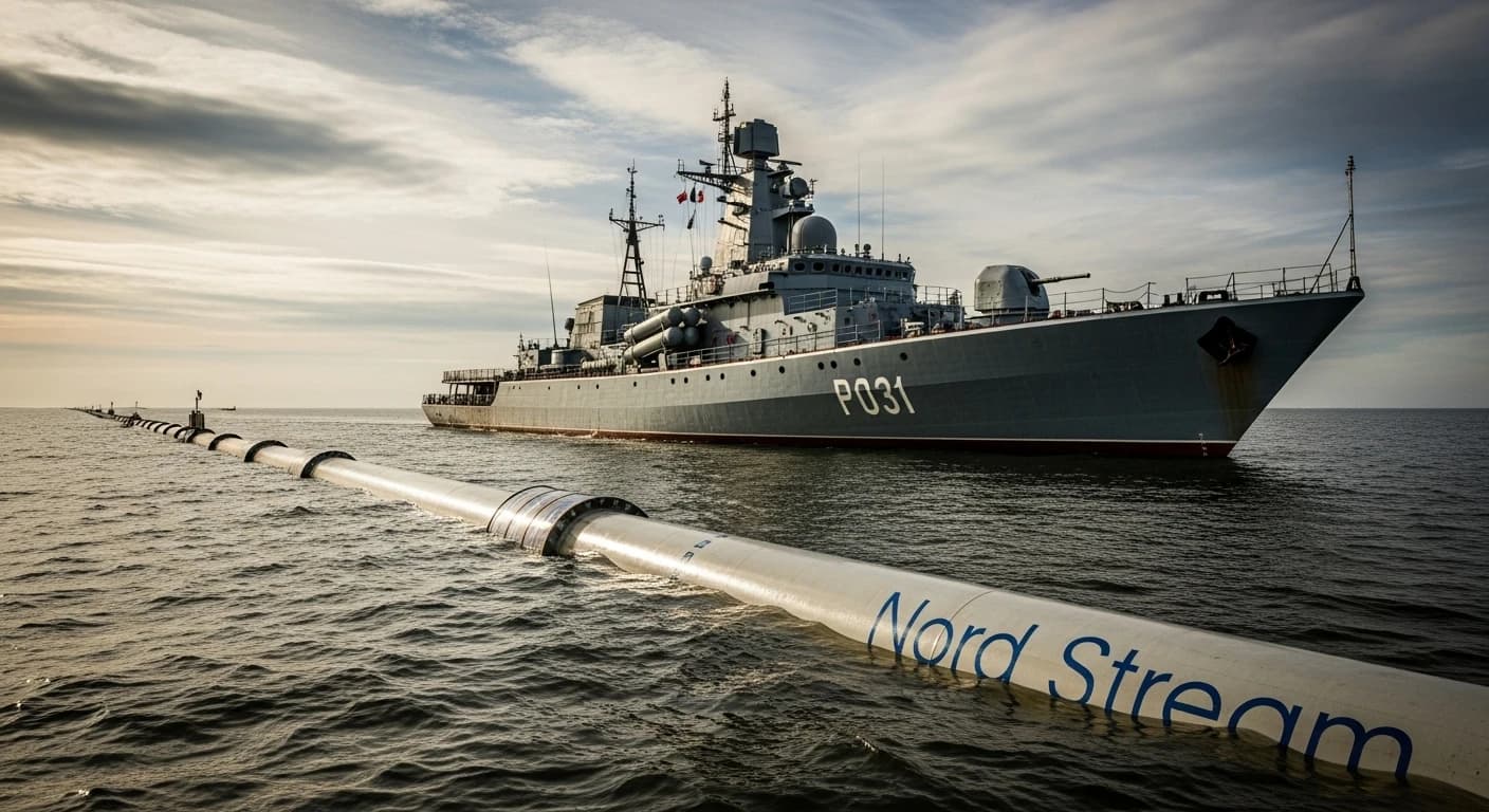 Kolejny incydent bezpieczeństwa w pobliżu portu w Szczecinie - rosyjski kuter przy gazociągu