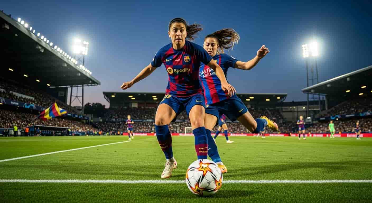 Barcelona Femeni walczy o pierwsze miejsce w tabeli Ligi Mistrzyń przeciwko Paris FC