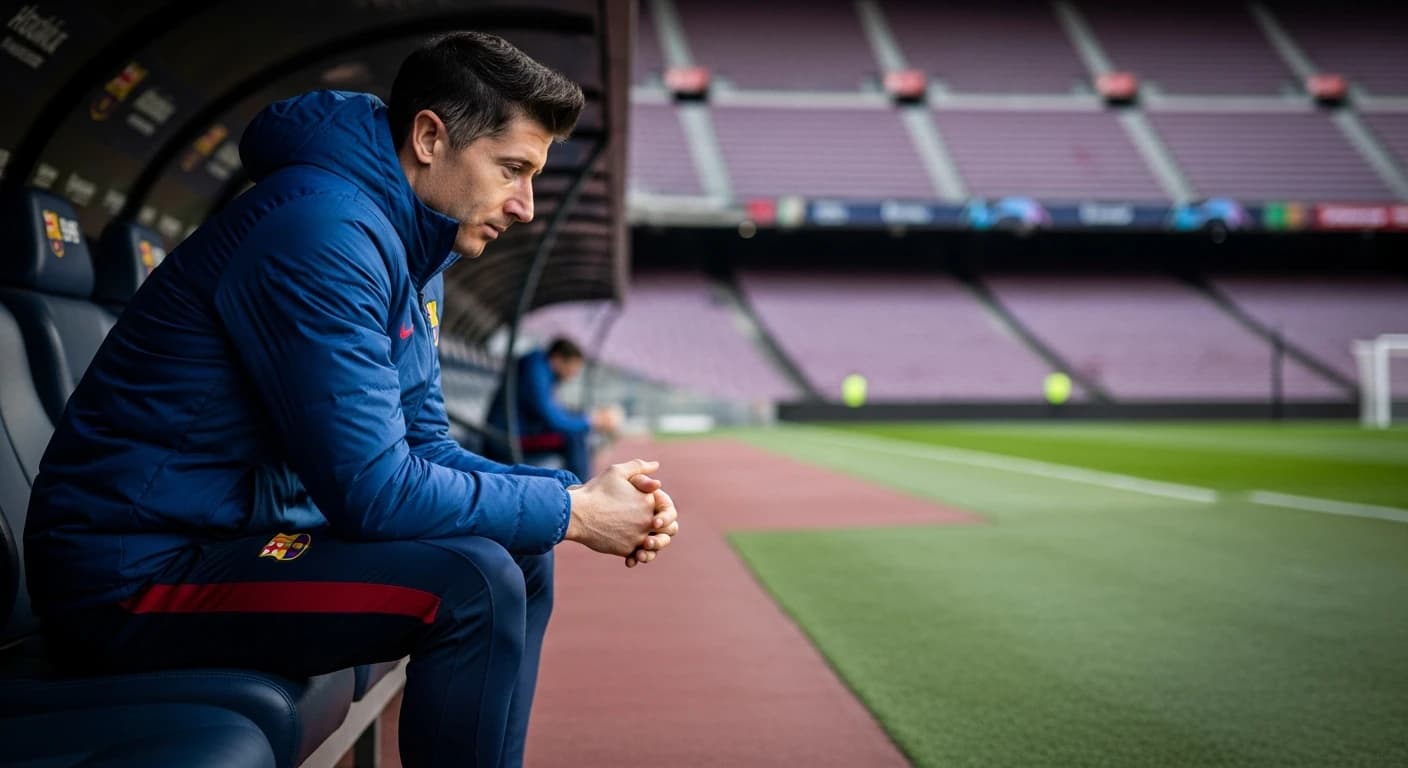 Robert Lewandowski poza składem Barcelony - Flick podjął decyzję o polskim napastniku