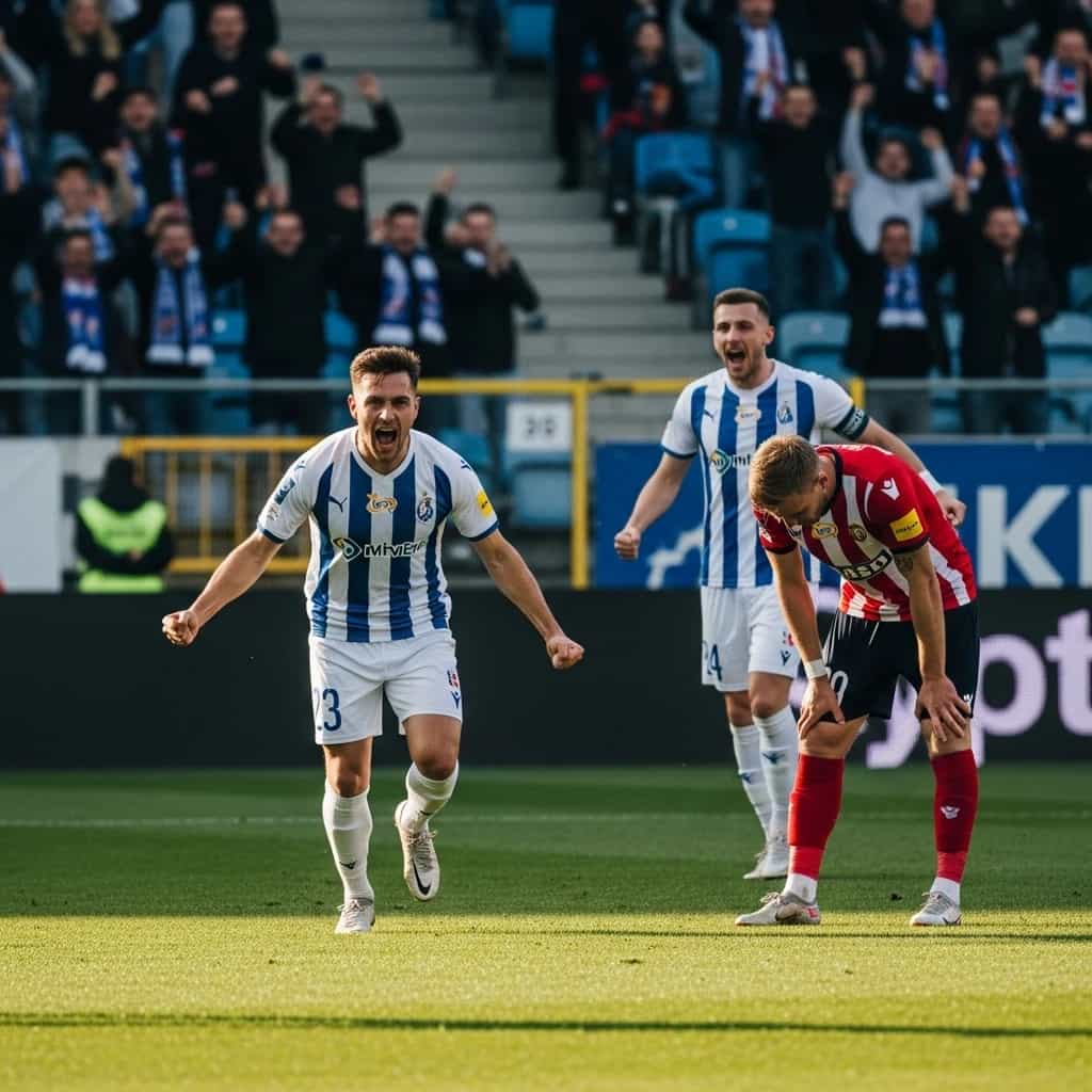 Górnik Zabrze pokonał Widzew Łódź 3-2 w emocjonującym meczu Ekstraklasy