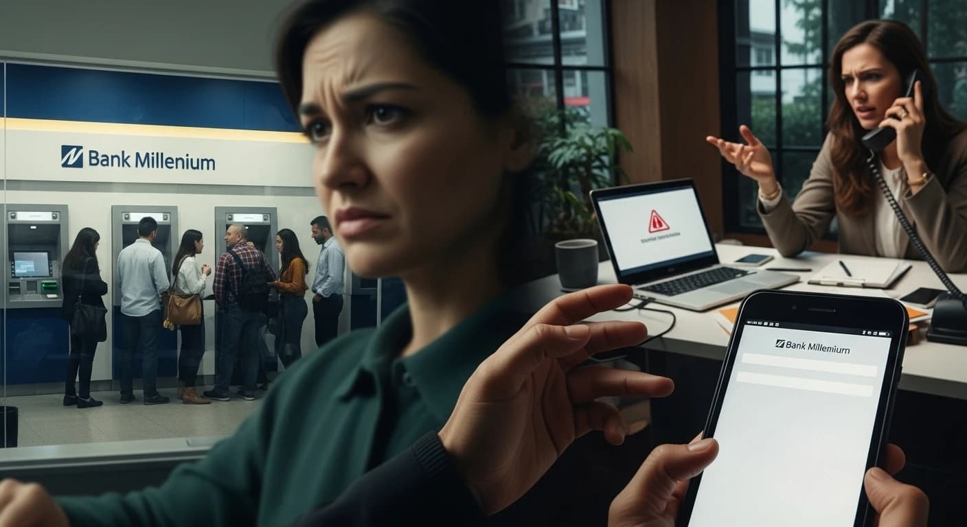 Awaria systemu banku Millennium sparaliżowała usługi elektroniczne dla tysięcy klientów
