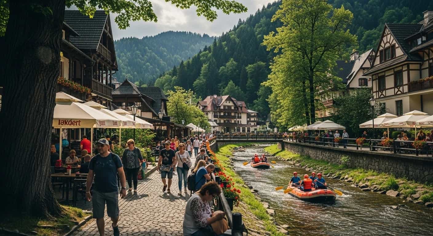 Szczawnica - perła uzdrowiskowa w sercu Pienin przyciąga turystów przez cały rok
