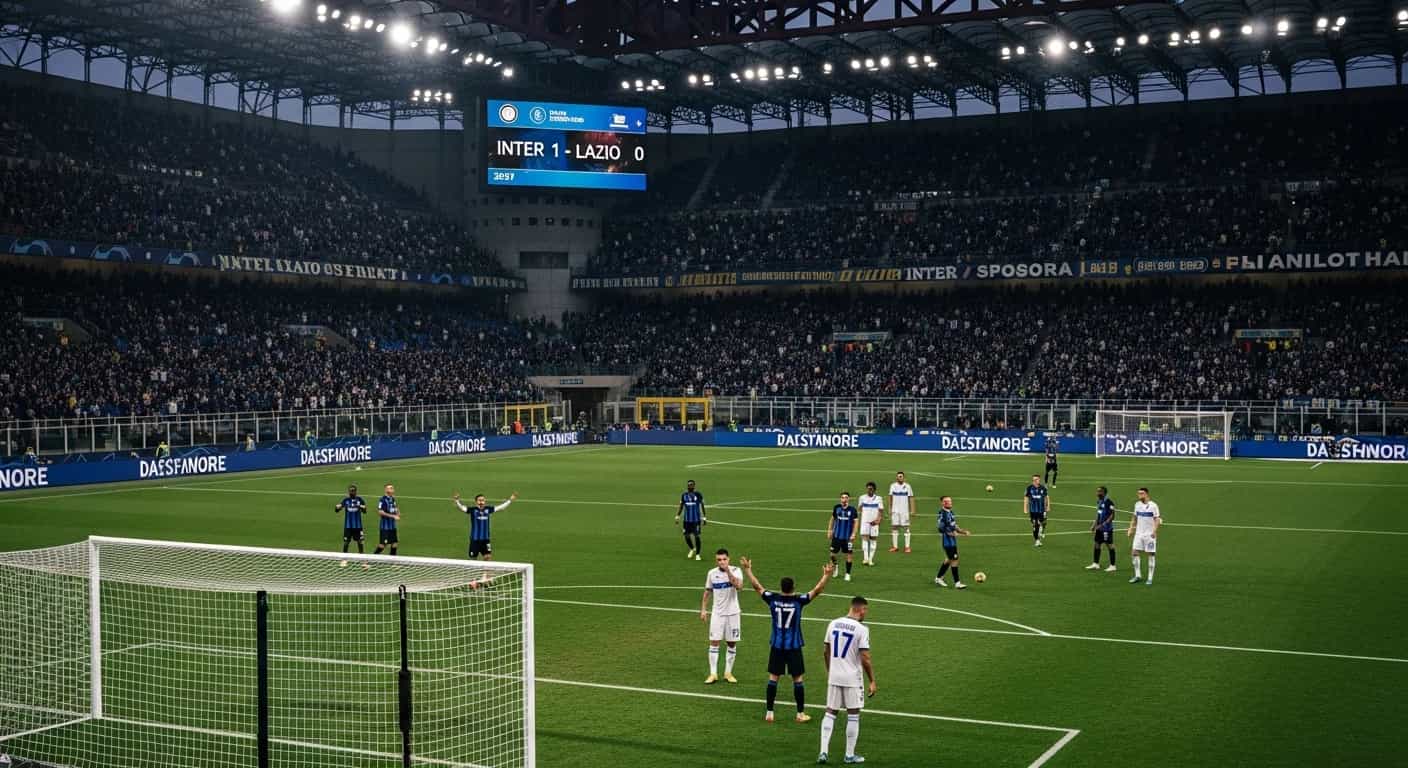 Inter pokonuje Lazio 1-0 w hicie Serie A na San Siro