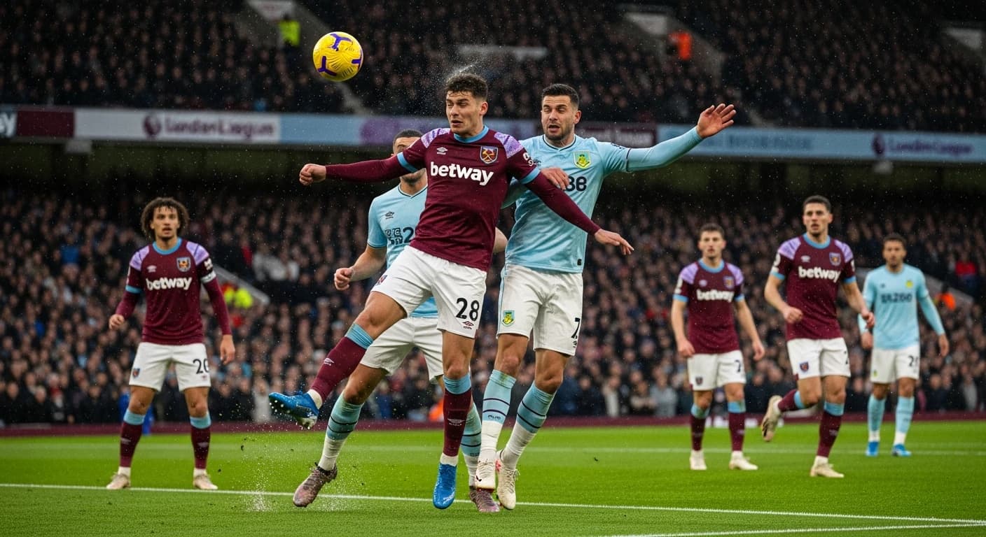 West Ham pokonuje Burnley 1-1 w dramatycznym meczu Premier League