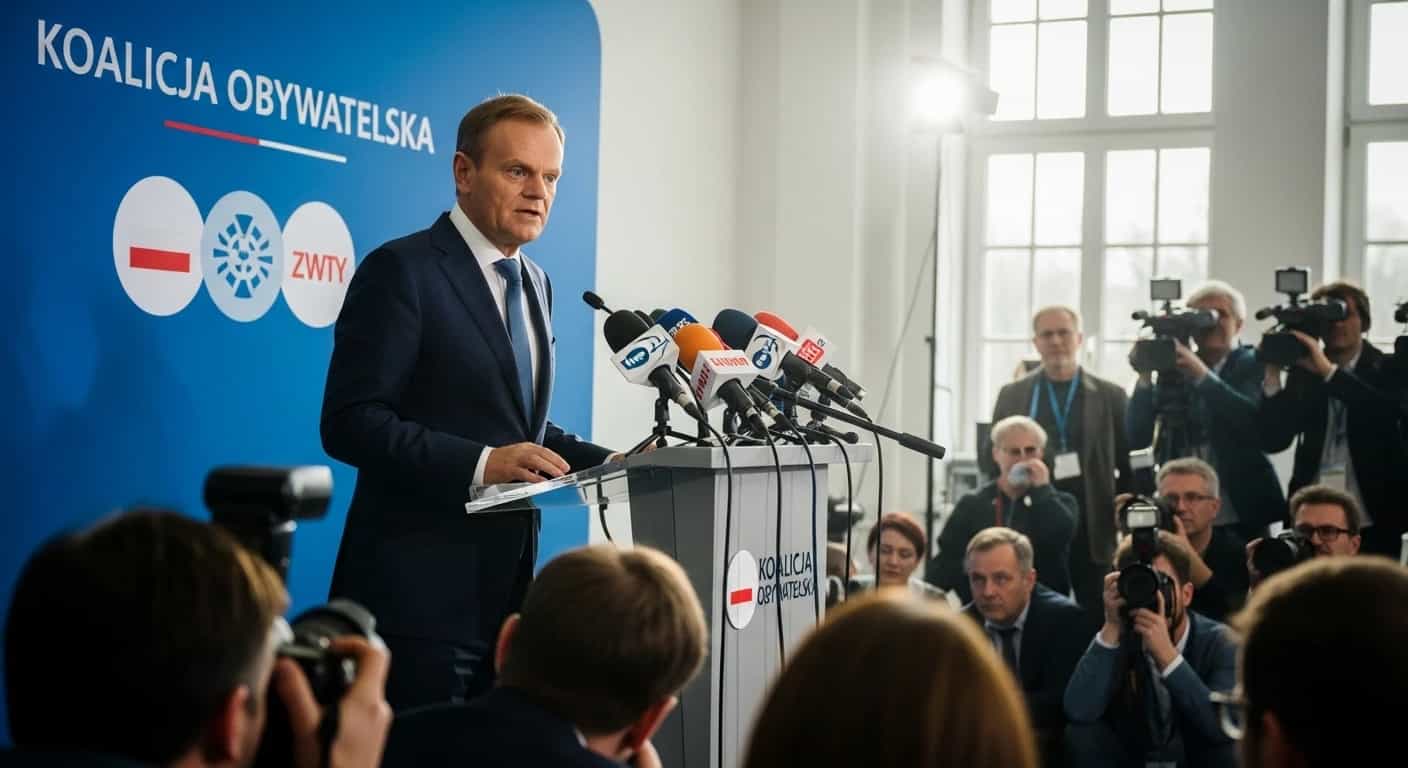Koalicja Obywatelska powstała z połączenia trzech partii - Tusk ogłasza nowe ugrupowanie