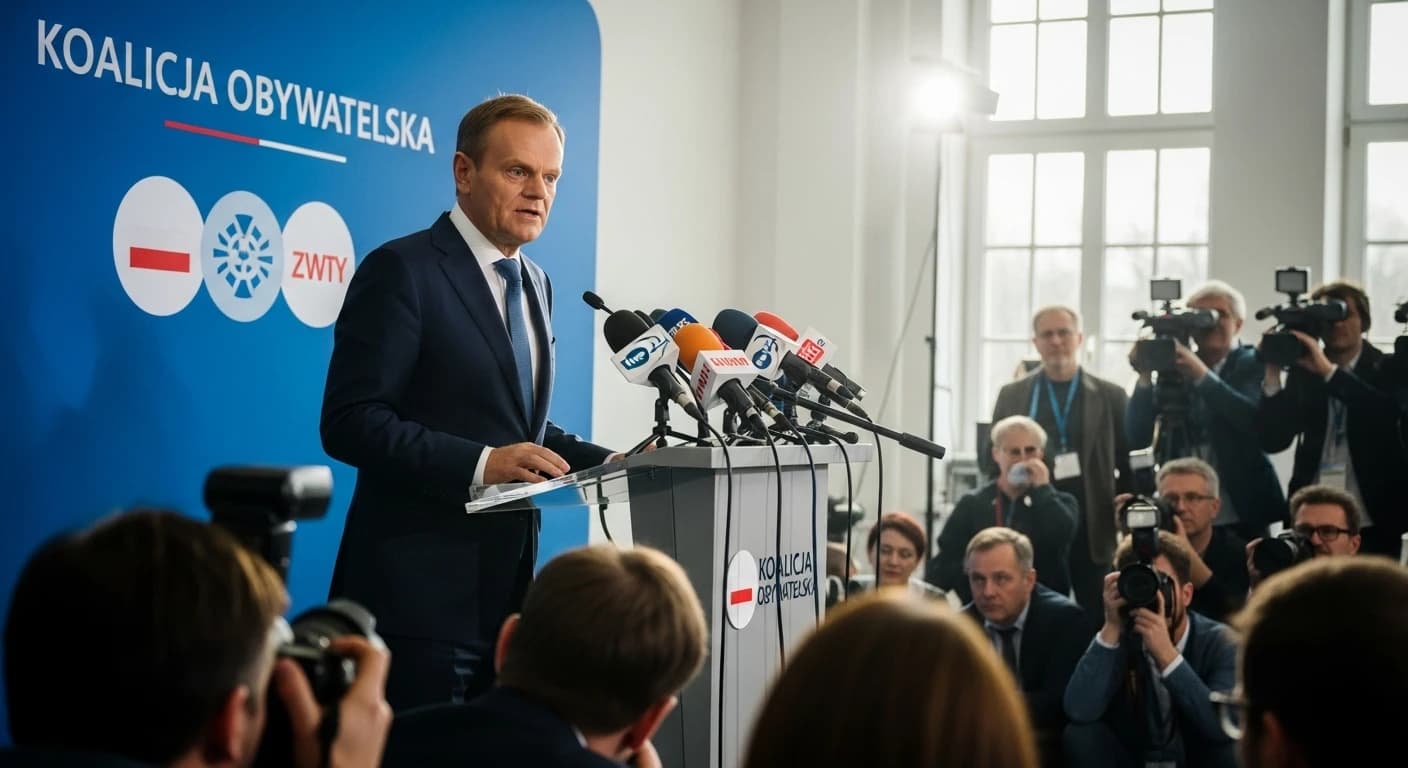 Koalicja Obywatelska powstała z połączenia trzech partii - Tusk ogłasza nowe ugrupowanie