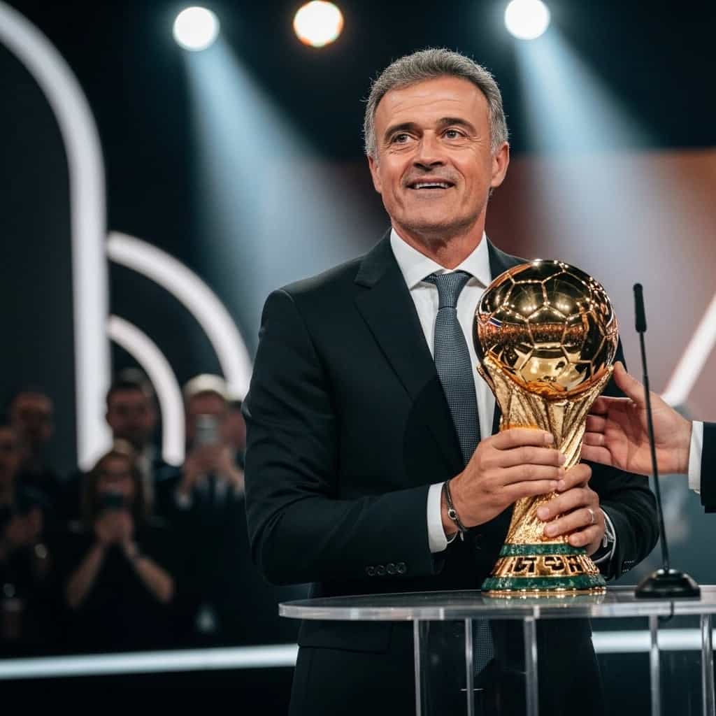 Luis Enrique zdobywa Złotą Piłkę dla najlepszego trenera świata
