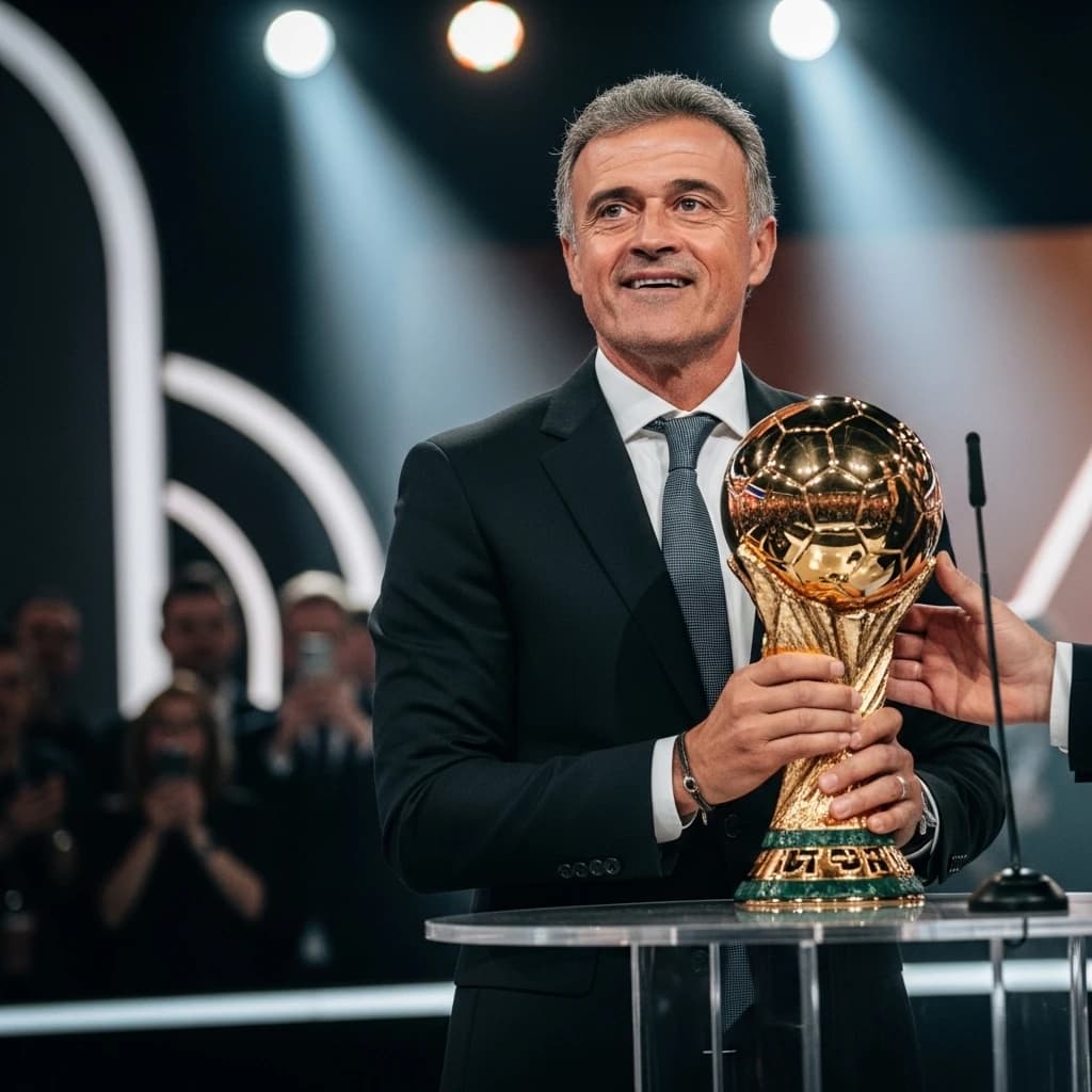 Luis Enrique zdobywa Złotą Piłkę dla najlepszego trenera świata