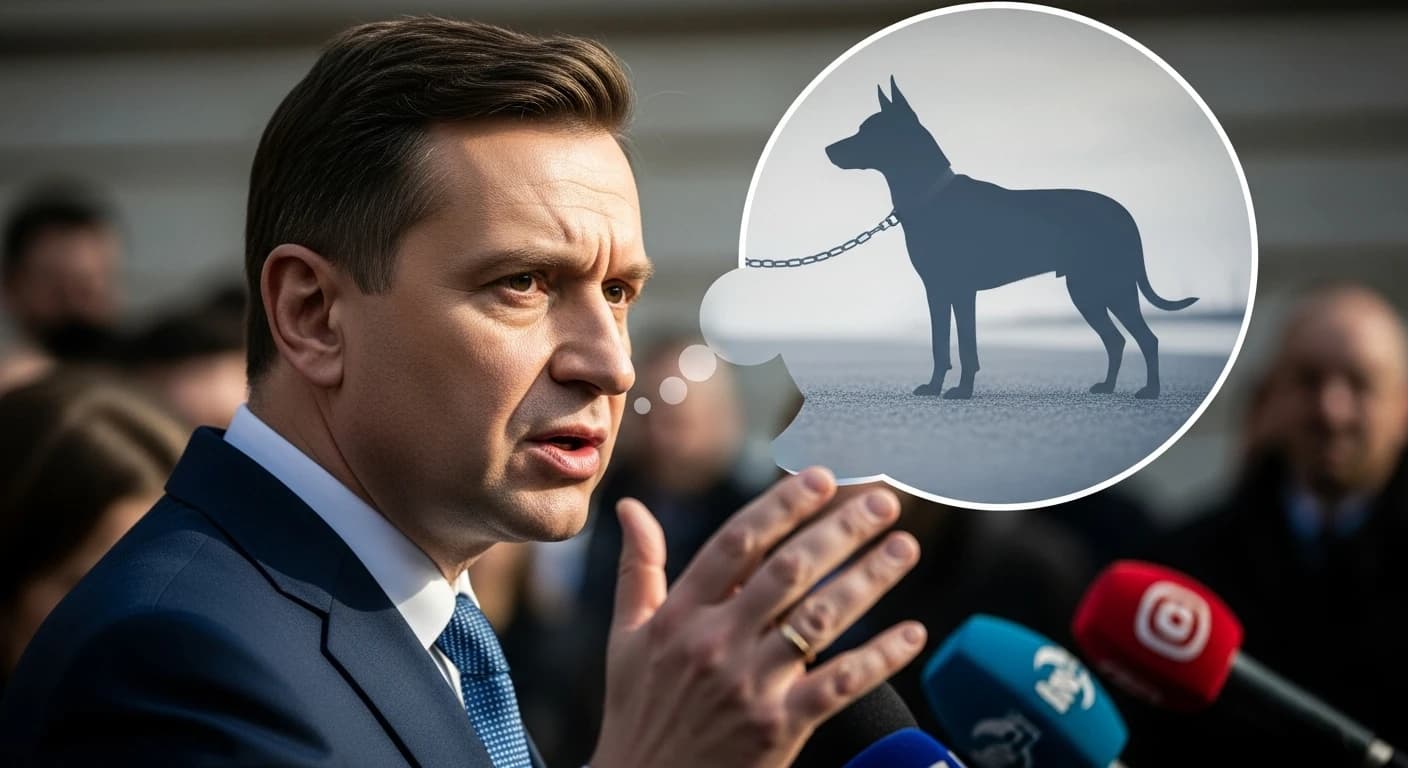 Kontrowersyjne słowa Przemysława Czarnka o psach na łańcuchach wywołują polityczną burzę