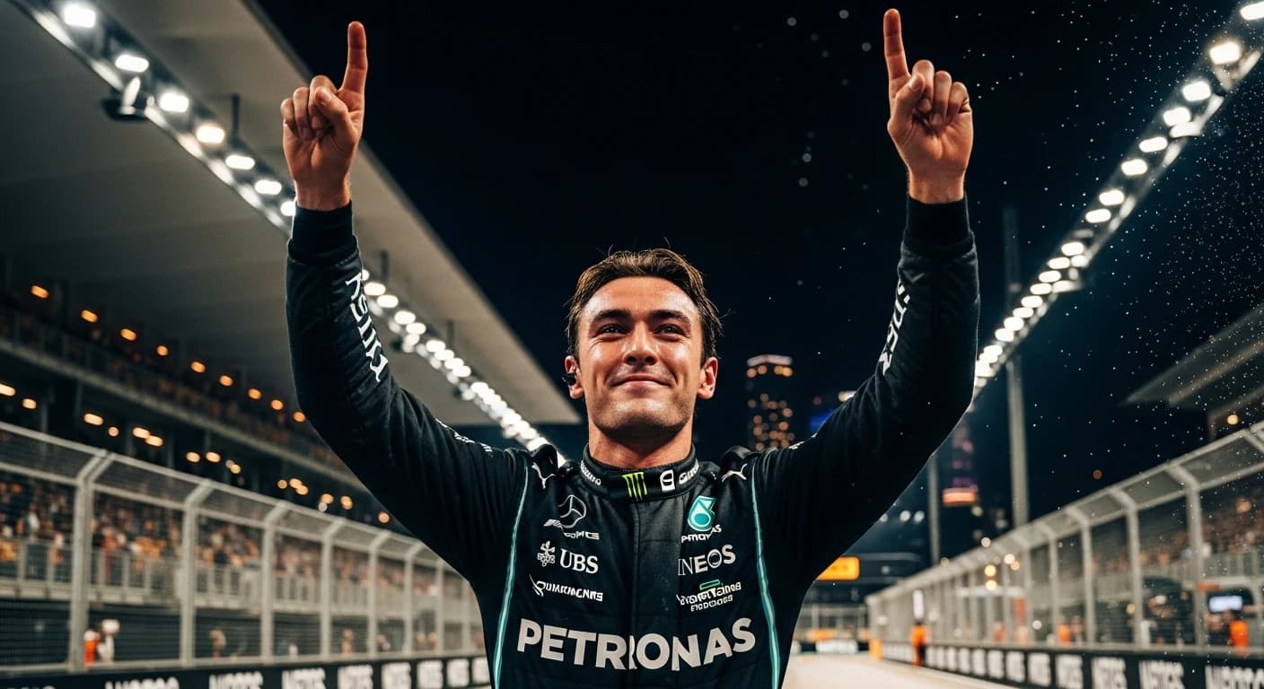 George Russell zdobywa pole position w GP Singapuru po spektakularnych kwalifikacjach