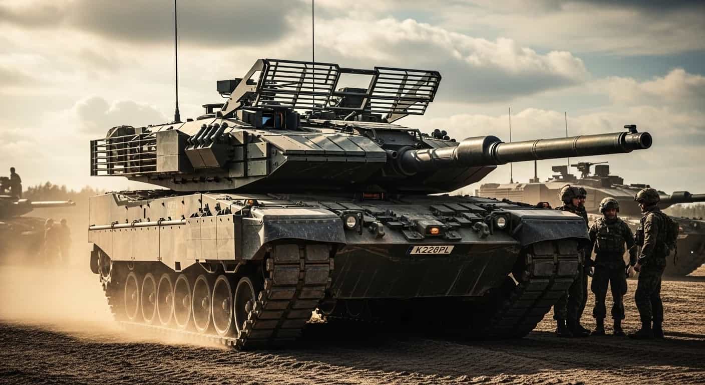 Koreańczycy prezentują nowy czołg K2PL - wzmocniony pancerz i ochrona przed dronami