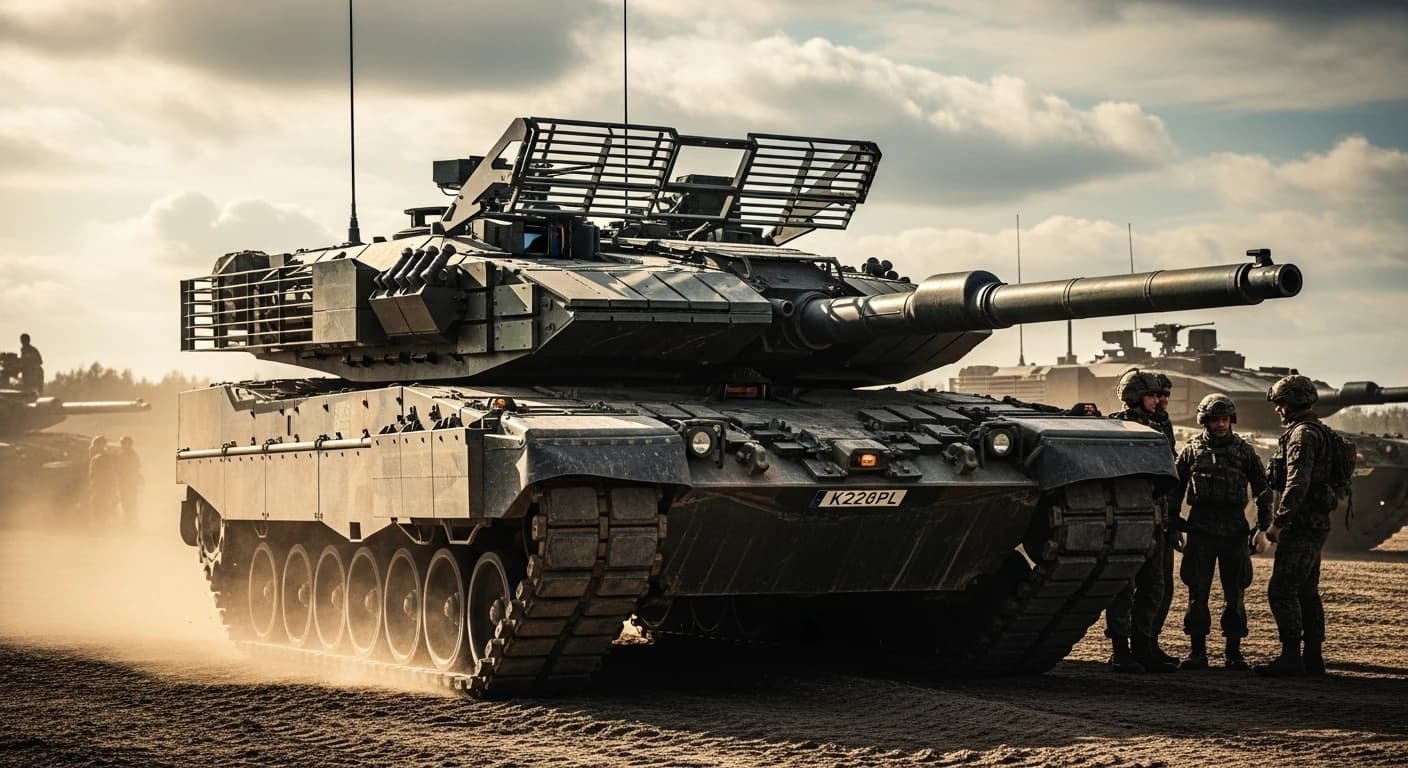 Koreańczycy prezentują nowy czołg K2PL - wzmocniony pancerz i ochrona przed dronami