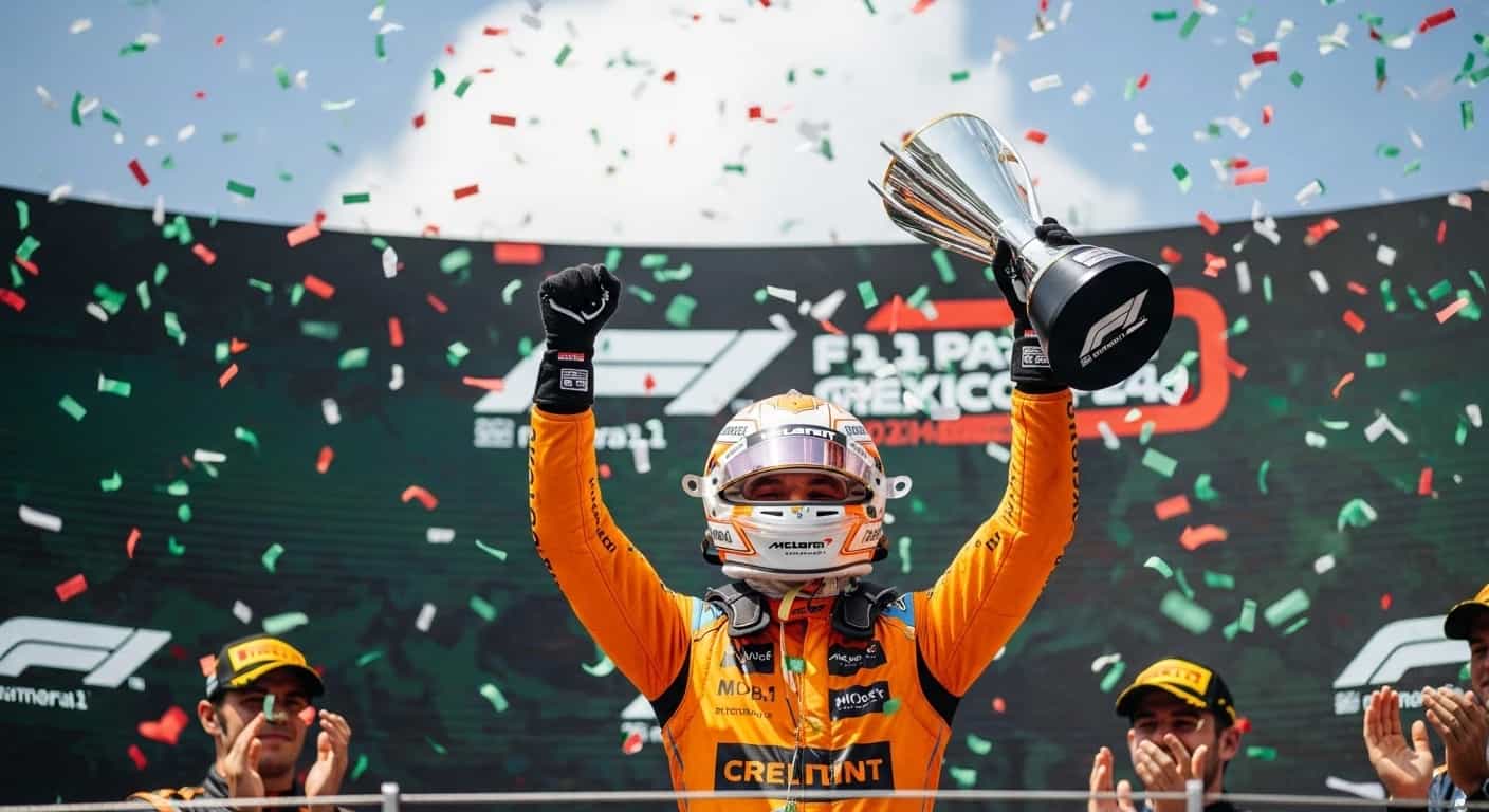 Lando Norris triumfuje w GP Meksyku i przejmuje prowadzenie w klasyfikacji generalnej F1