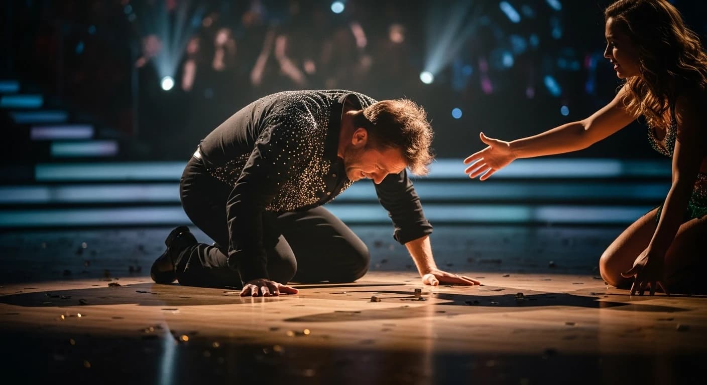 Maurycy Popiel i bolesny upadek w Tańcu z gwiazdami - aktor wziął winę na siebie