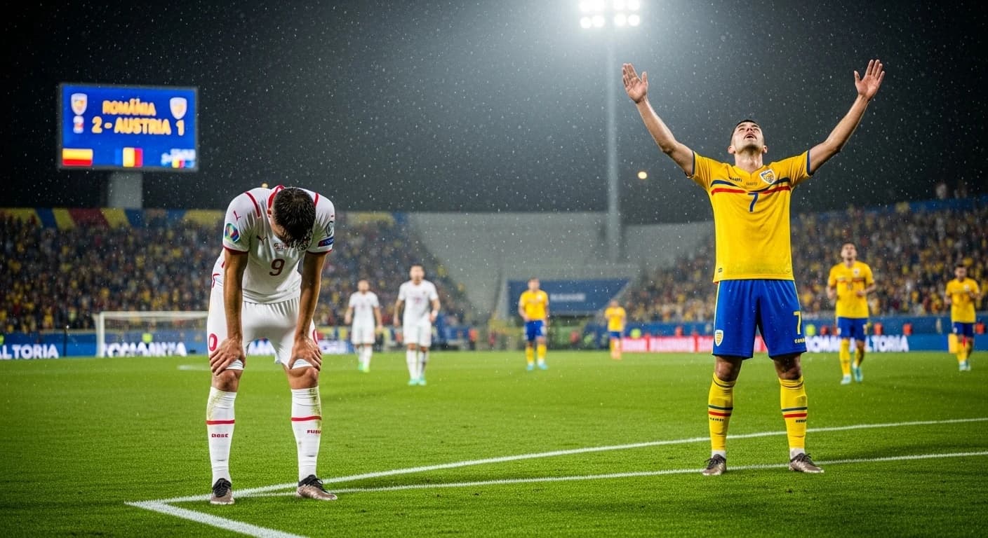 Austria przegrywa z Rumunią w eliminacjach MŚ 2026 - wielka sensacja w Bukareszcie