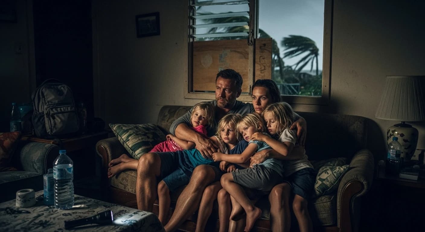 Michał Żebrowski z rodziną uwięziony na Jamajce przez huragan Melissa