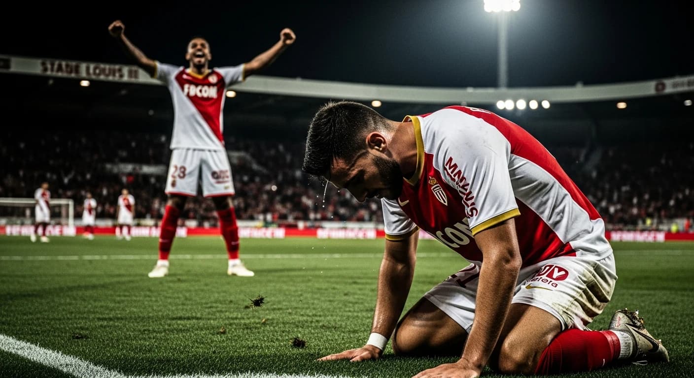 Monaco przegrywa z Lens po dramatycznym meczu na Louis-II