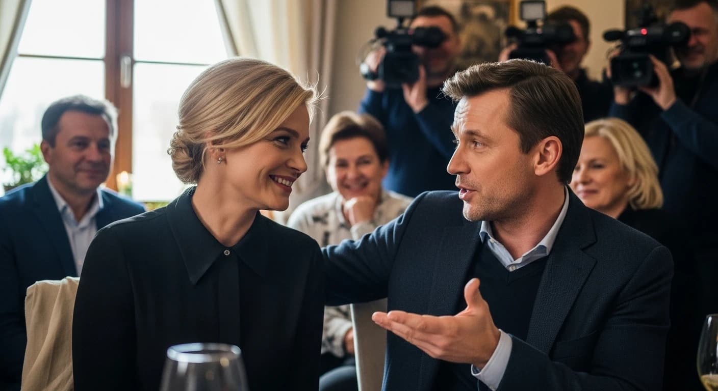 Marcin Rogacewicz i Agnieszka Kaczorowska w centrum uwagi mediów - poznała jego rodzinę i wspominają młodość