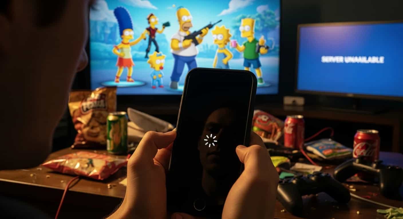 Fortnite wprowadza epicką kolaborację z Simpsonami - serwery niedostępne podczas aktualizacji