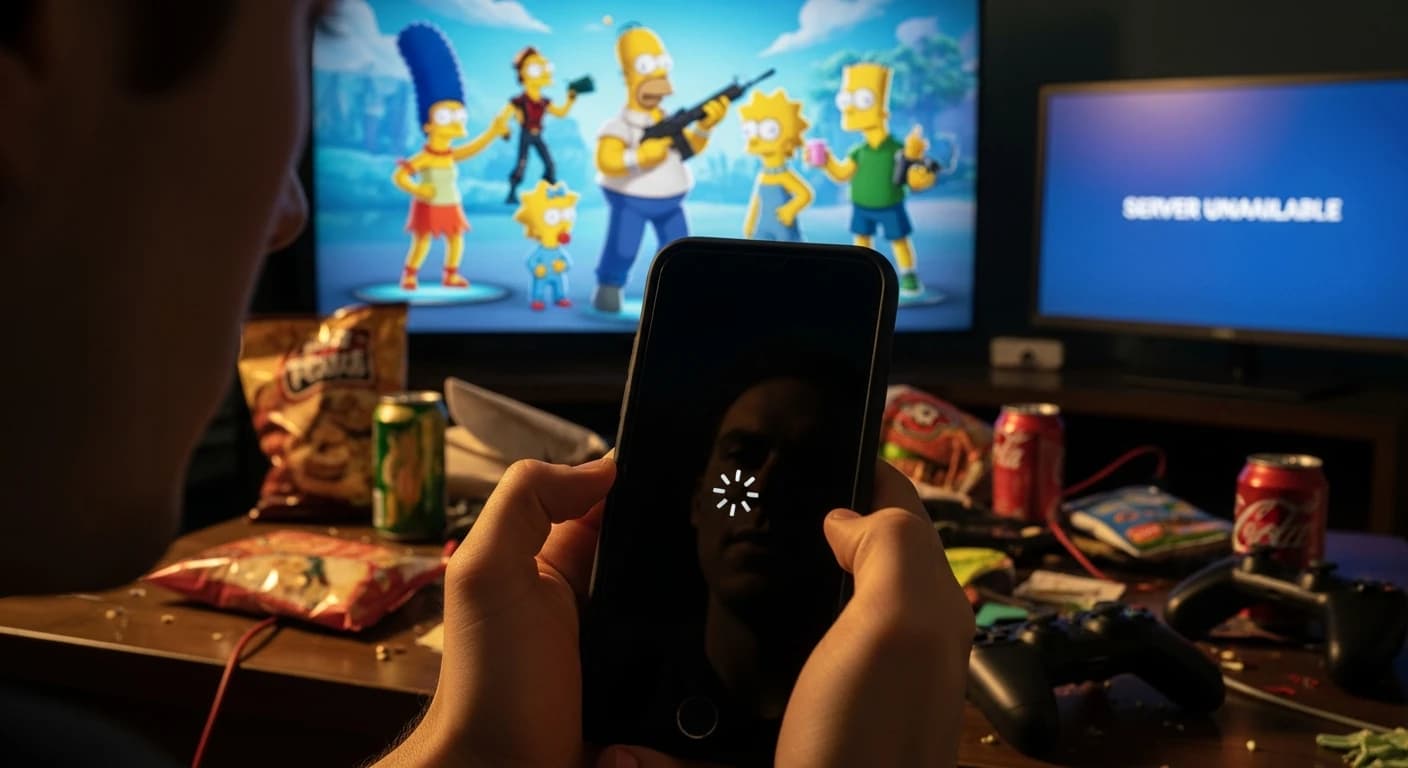 Fortnite wprowadza epicką kolaborację z Simpsonami - serwery niedostępne podczas aktualizacji