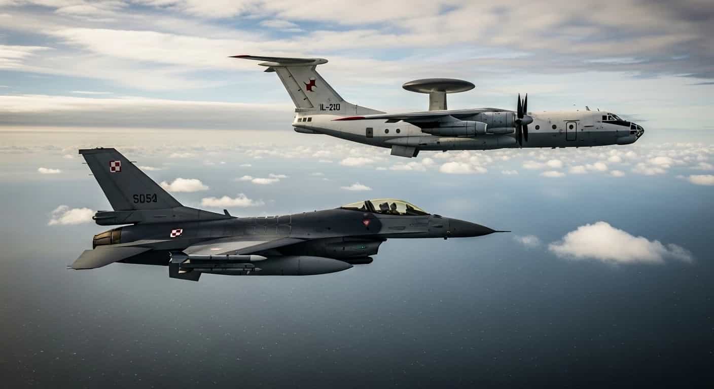 Polskie myśliwce przechwyciły rosyjski samolot rozpoznawczy nad Bałtykiem