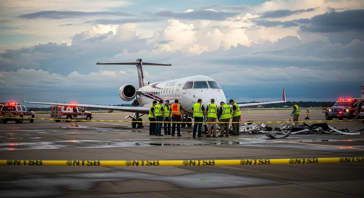 NTSB bada niebezpieczne zdarzenie lotnicze na lotnisku Hopkins w Cleveland