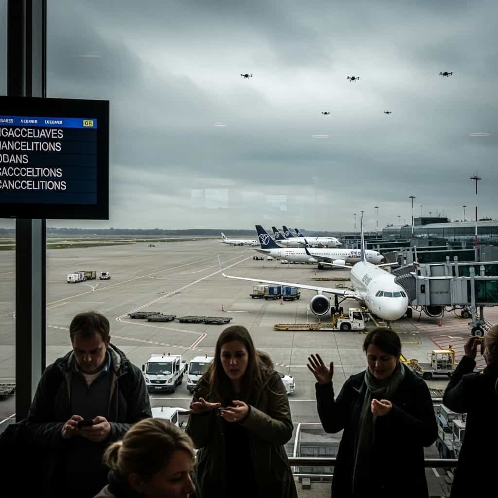 Lotnisko w Kopenhadze zamknięte z powodu niezidentyfikowanych dronów