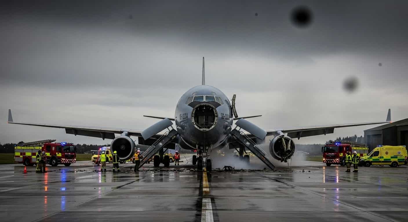 Awaryjne lądowanie samolotu sekretarza wojny USA Pete Hegsetha w Wielkiej Brytanii