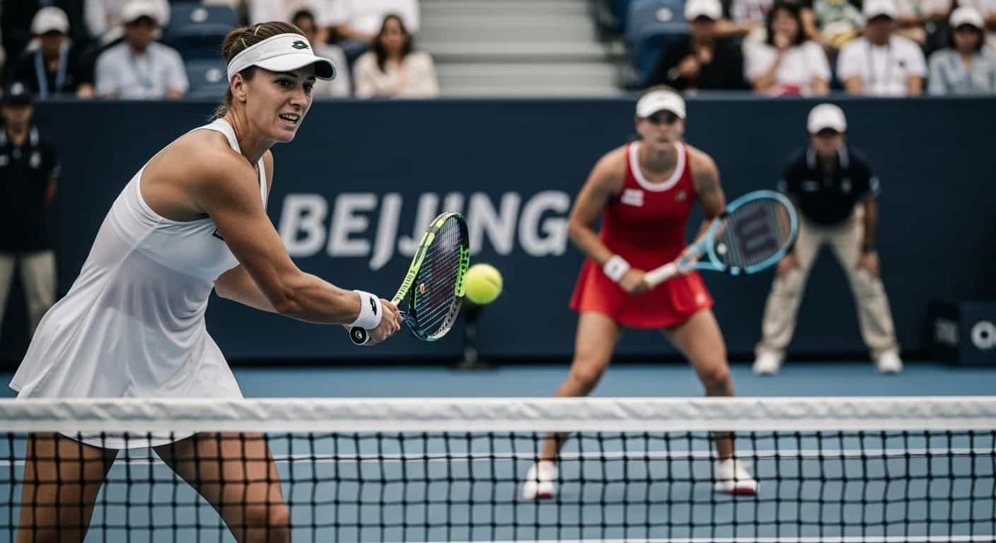 Emma Navarro przegrała z Igą Świątek w turnieju WTA w Pekinie - Amerykanka stawiła opór raszyniance