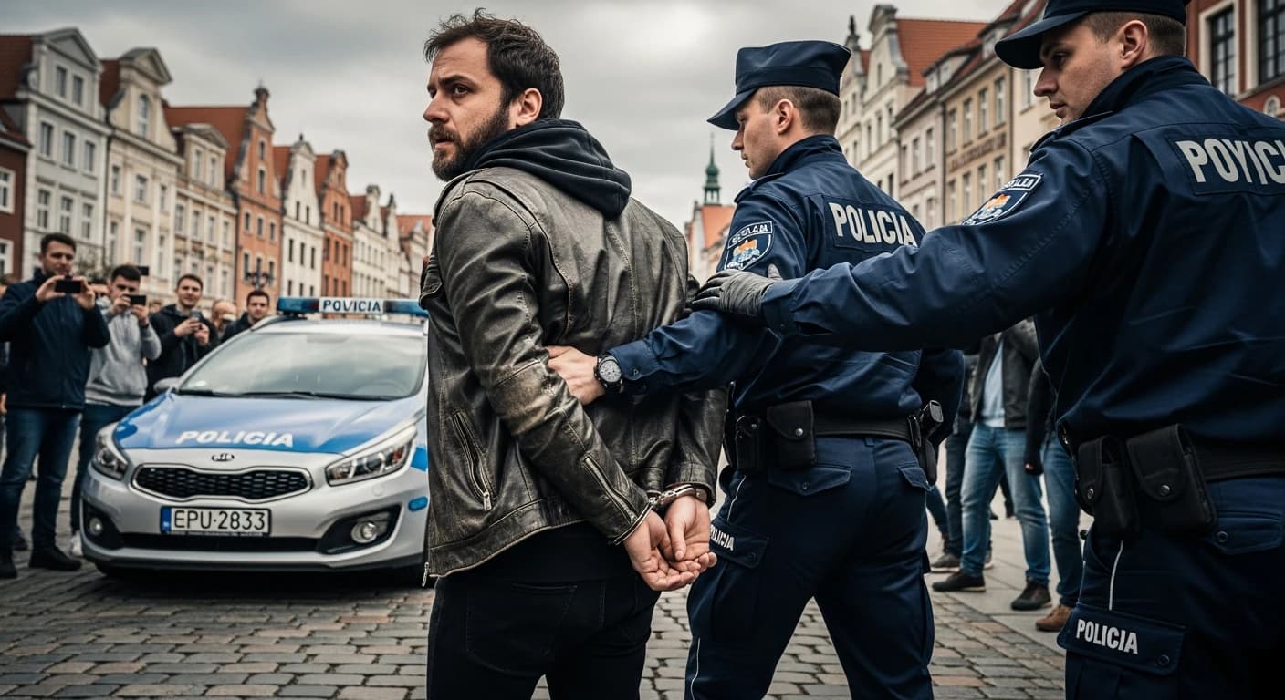 Gdyńska policja zatrzymała kontrowersyjnego aktywistę Nazara - grozi mu areszt