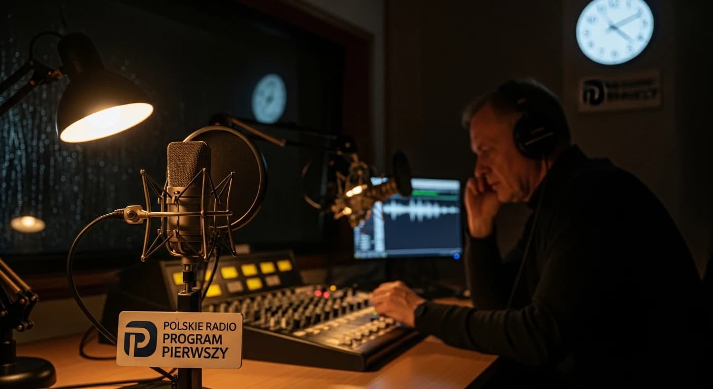 Polskie Radio Program Pierwszy nadaje hymn narodowy po północy - potwierdza pytanie z Milionerów za 500 tysięcy złotych