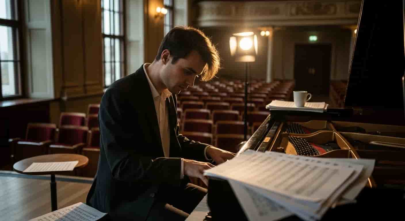 Piotr Pawlak - pianista z pasją matematyczną walczy o sukces w Konkursie Chopinowskim