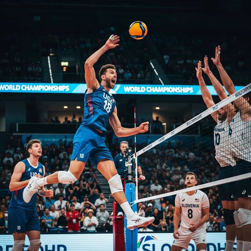 USA pokonuje Słowenię i awansuje do ćwierćfinału Mistrzostw Świata w siatkówce