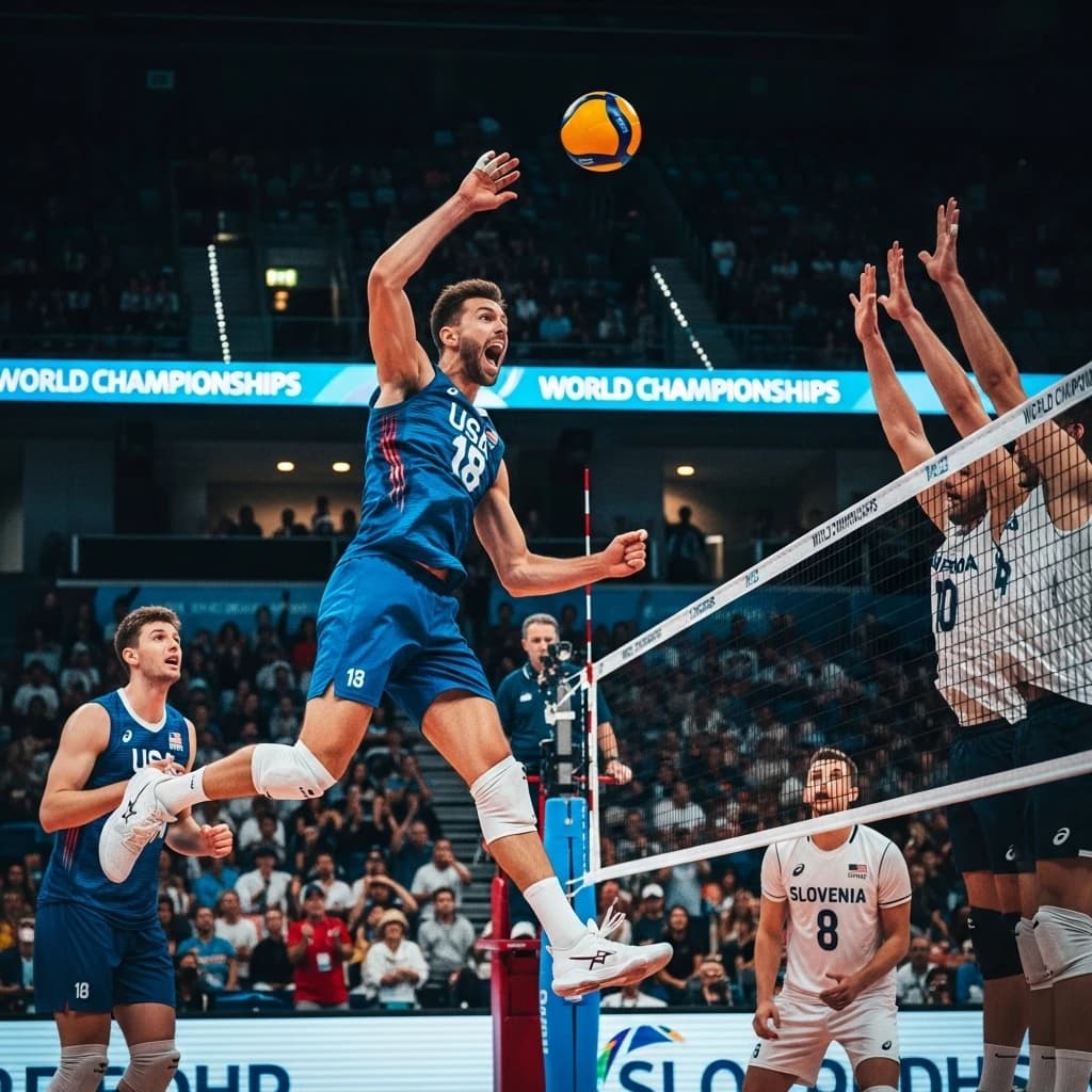 USA pokonuje Słowenię i awansuje do ćwierćfinału Mistrzostw Świata w siatkówce