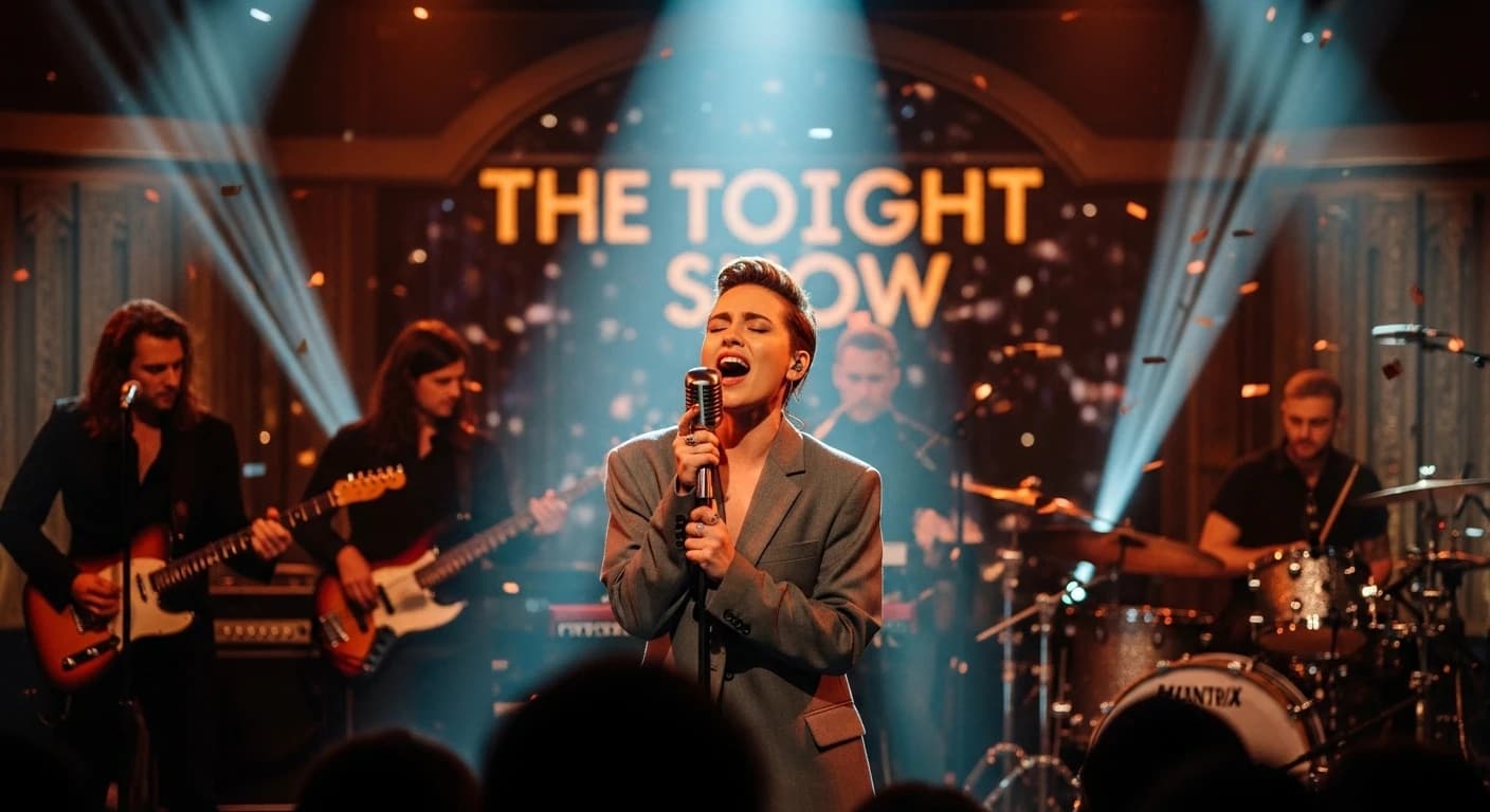 Audrey Nuna i zespół HUNTR/X zdobywają serca widzów wykonaniem "Golden" w The Tonight Show