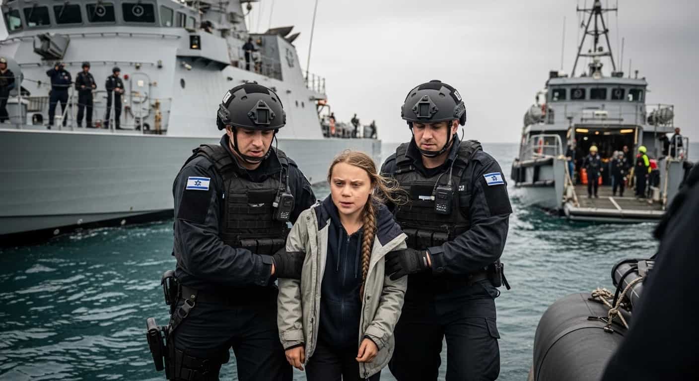 Greta Thunberg zatrzymana przez izraelską marynarkę wojenną podczas próby dostarczenia pomocy do Gazy