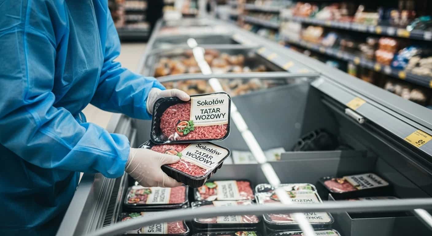 Sokołów wycofuje tatar wołowy ze sklepów po wykryciu groźnych bakterii E. coli