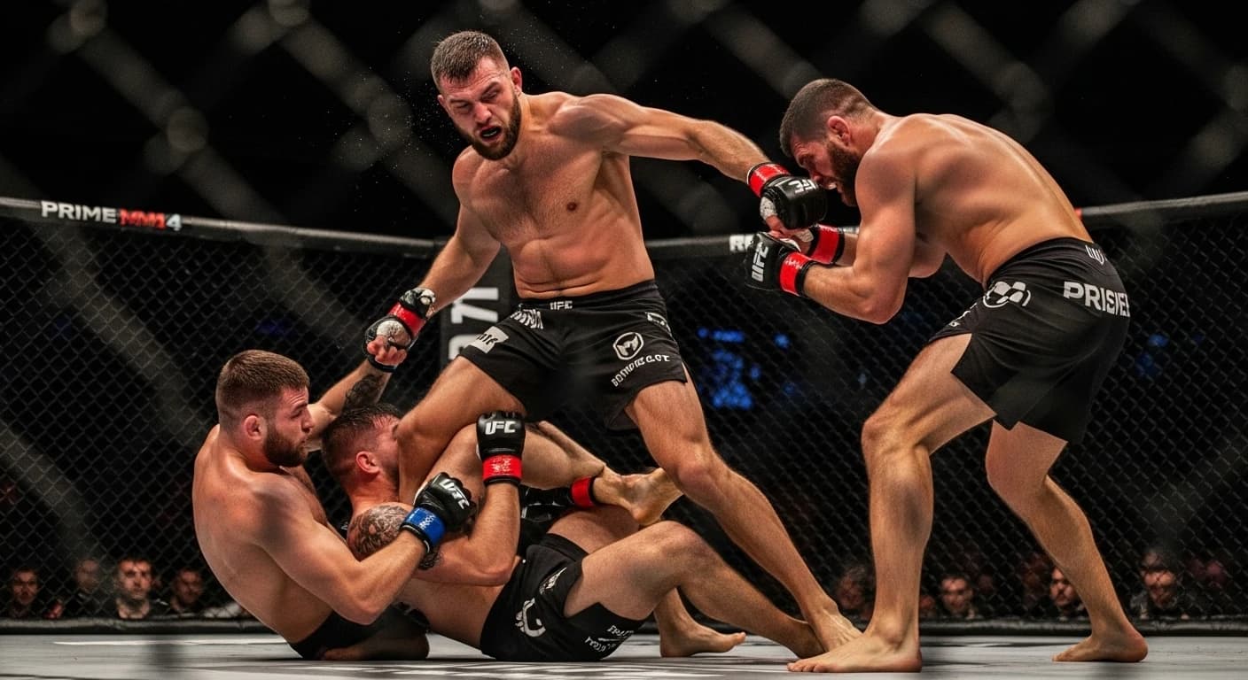Mariusz Wach triumfuje w spektakularnej walce trzech na jednego podczas Prime MMA 14