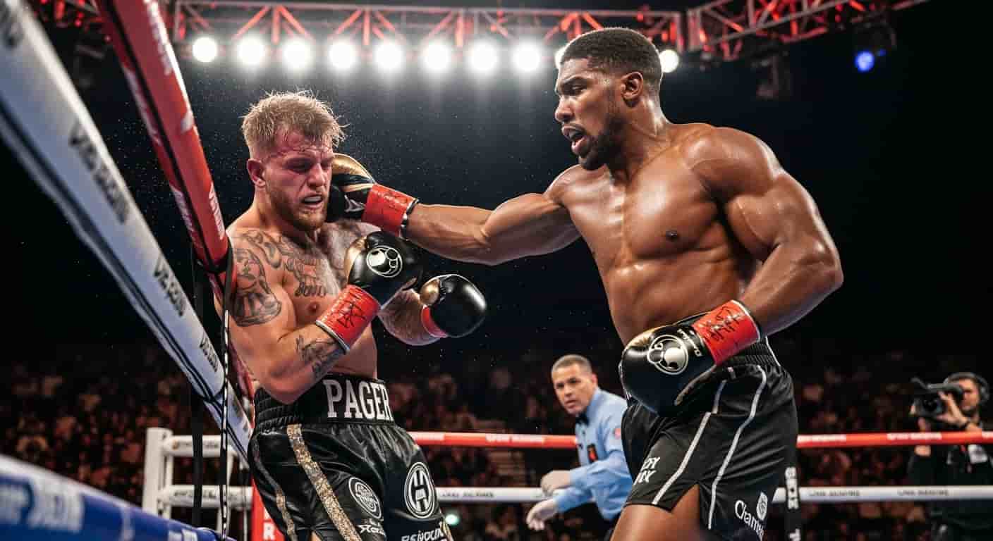 Anthony Joshua nokautuje Jake Paula w szóstej rundzie - Brytyjczyk kończy kontrowersyjną walkę w Miami